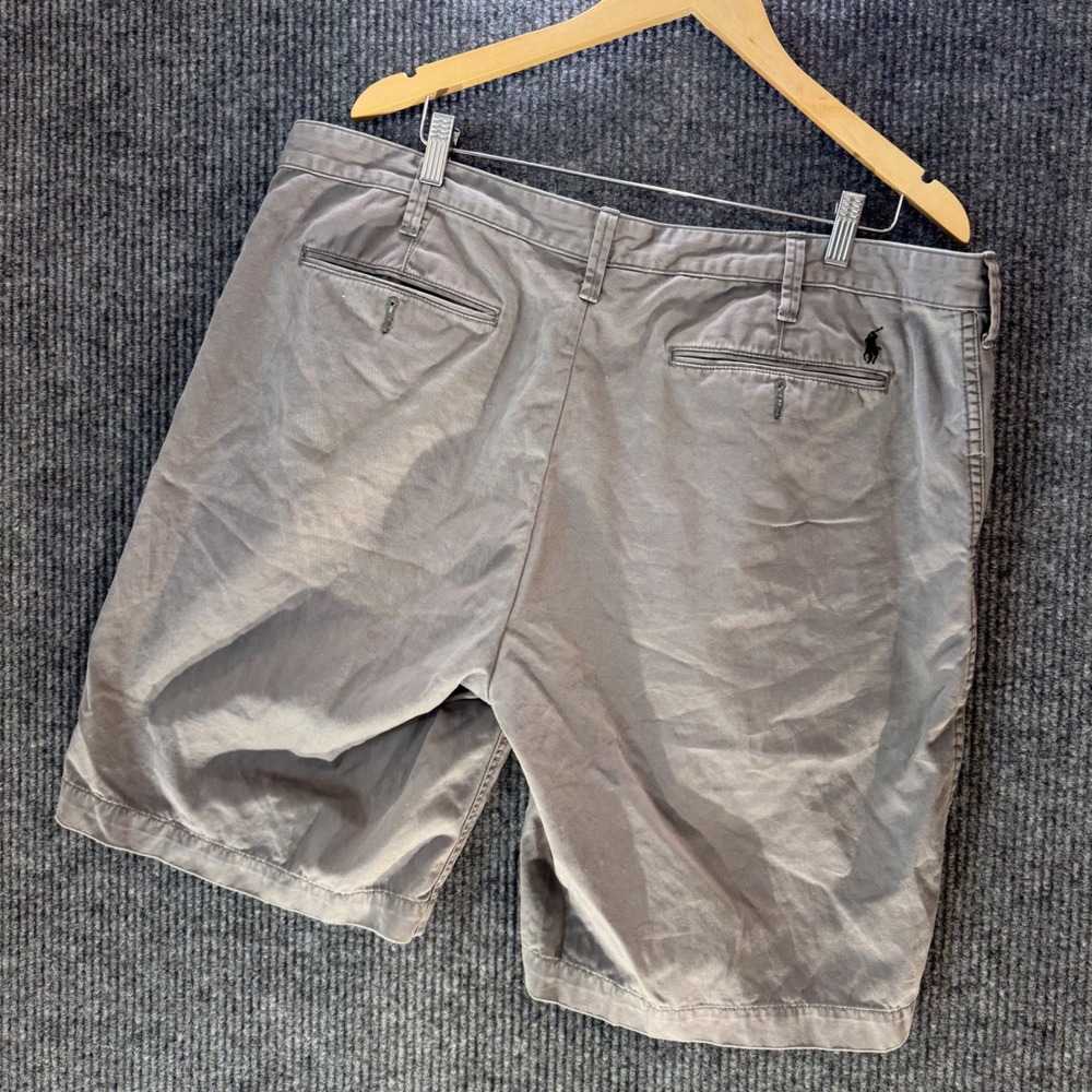 Polo Ralph Lauren Shorts Mens 40 Relaxed Fit Chino Khaki Classic Casual Summer